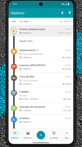 Drivvo - Gestão de veículos screenshot