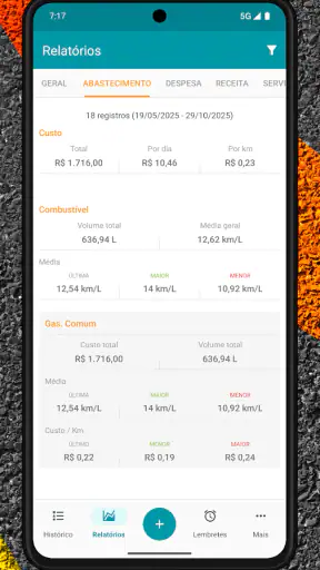 Drivvo - Gestão de veículos screenshot