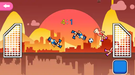 Droll Soccer--fly ball screenshot