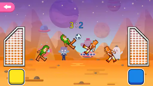 Droll Soccer--fly ball screenshot