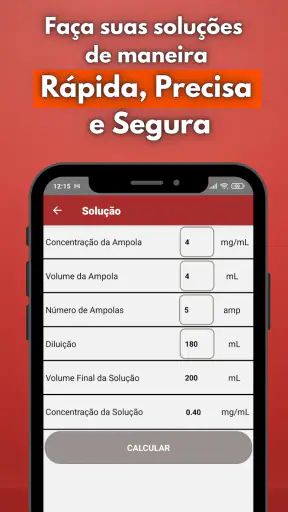 Drug Infusion - IV calculator screenshot