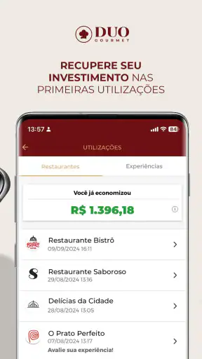 Duo Gourmet: Restaurantes screenshot