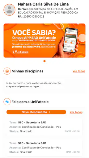 EaD Unifatecie screenshot