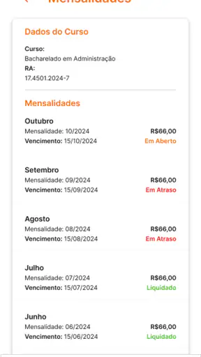 EaD Unifatecie screenshot