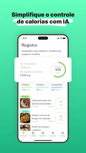 Eatr・Plano de Refeições・Dieta screenshot
