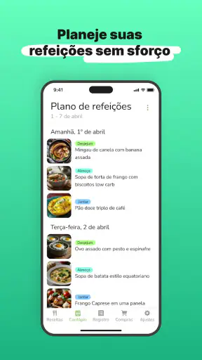 Eatr・Plano de Refeições・Dieta screenshot