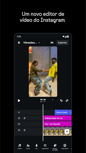 Edits, um app do Instagram screenshot