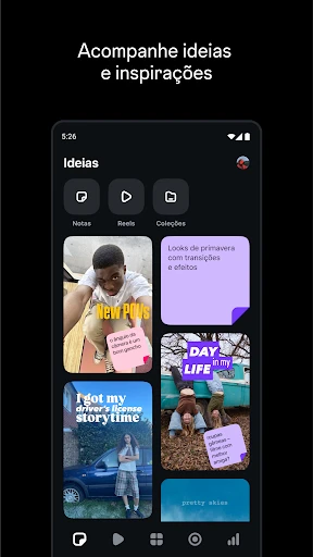 Edits, um app do Instagram screenshot