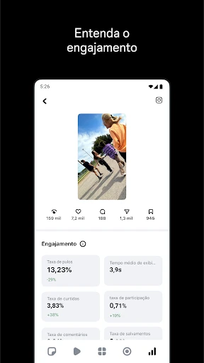 Edits, um app do Instagram screenshot