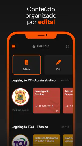 EmÁudio Concursos screenshot