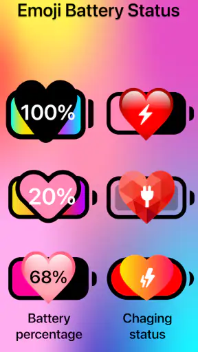 Emoji Battery Widget screenshot
