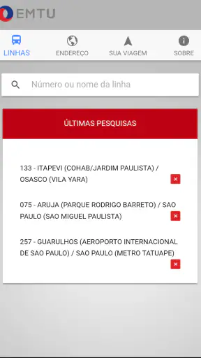 EMTU Oficial screenshot