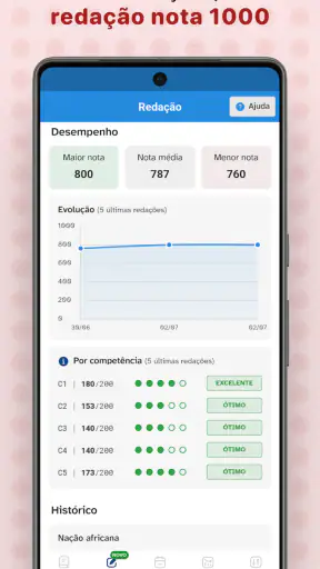 Enem 2026 Questões e Simulados screenshot