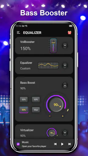 Equalizador&aumento de volume screenshot