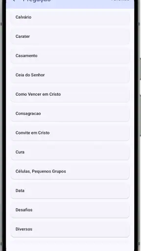 Esboço de Pregações Completas screenshot