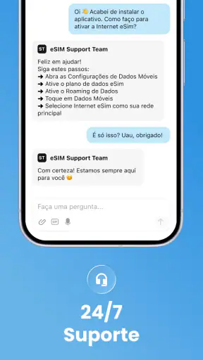 eSIM Viagens e Dados Móveis screenshot