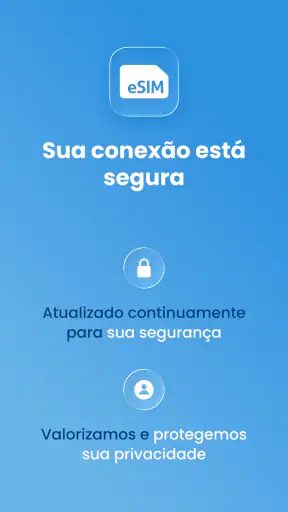 eSIM Viagens e Dados Móveis screenshot