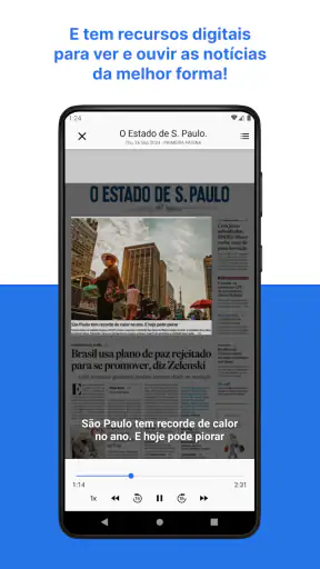 Estadão Jornal Digital screenshot