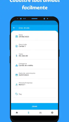 Eu Devo - Controle de dívidas screenshot