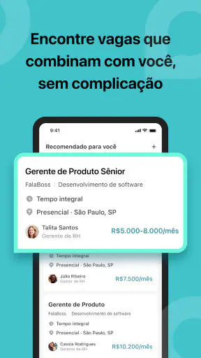 FalaBoss: Vagas por Chat screenshot