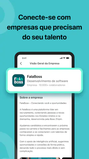 FalaBoss: Vagas por Chat screenshot
