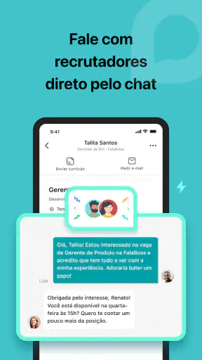 FalaBoss: Vagas por Chat screenshot