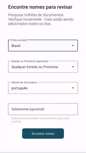 FamilySearch Participe screenshot
