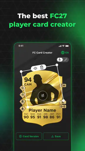 FC27 Card Creator screenshot