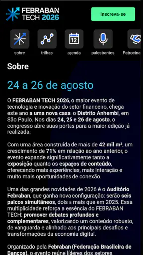 Febraban Tech screenshot