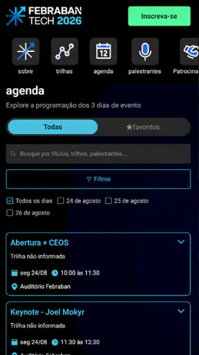 Febraban Tech screenshot