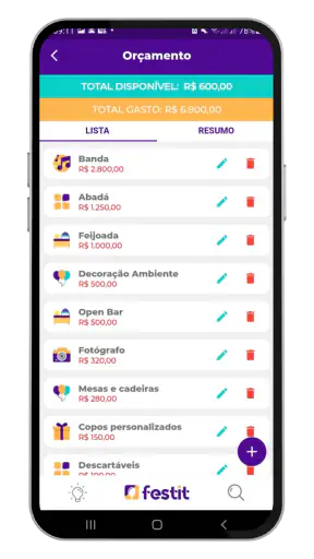 Festit | Organize sua festa screenshot