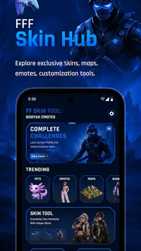FF Skin Tool: Booyah Emotes screenshot