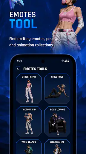 FF Skin Tool: Booyah Emotes screenshot