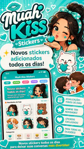 Figurinhas Beijo - WAStickers screenshot