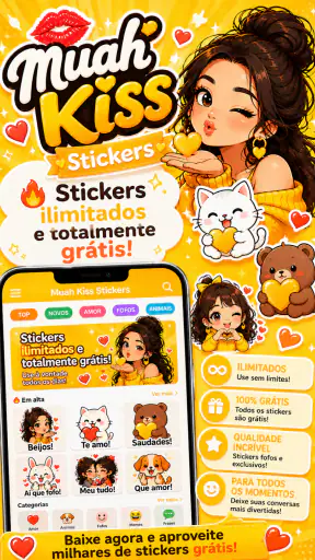 Figurinhas Beijo - WAStickers screenshot
