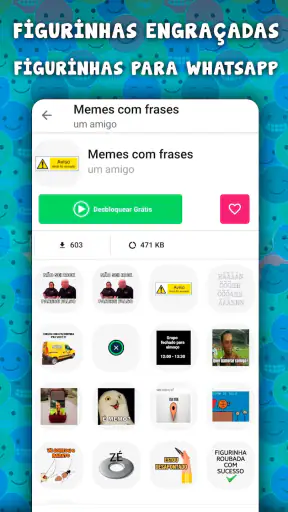 Figurinhas de memes WASticker screenshot