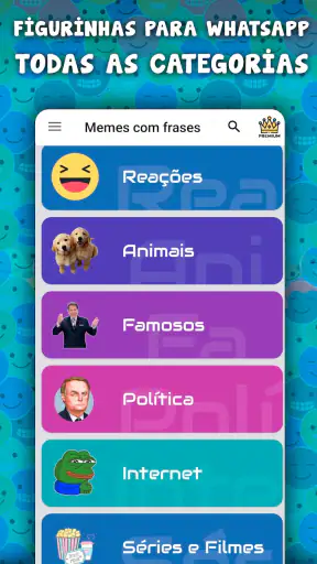 Figurinhas de memes WASticker screenshot