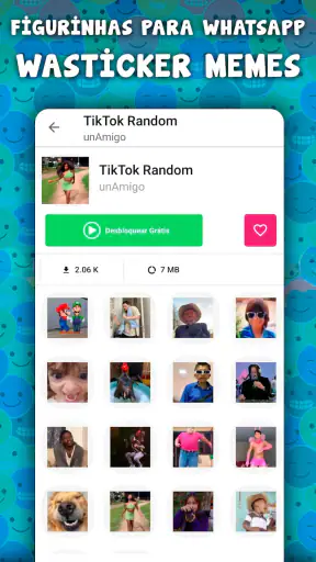 Figurinhas de memes WASticker screenshot