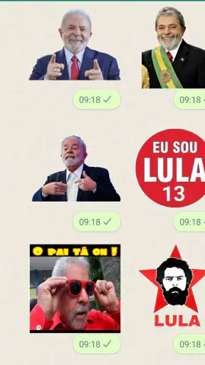 Figurinhas do Lula - PT screenshot