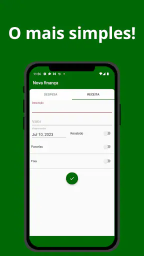 Finanças Simples screenshot