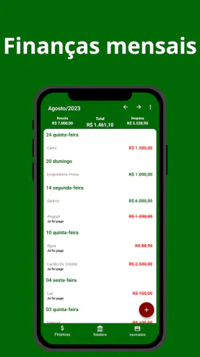 Finanças Simples screenshot