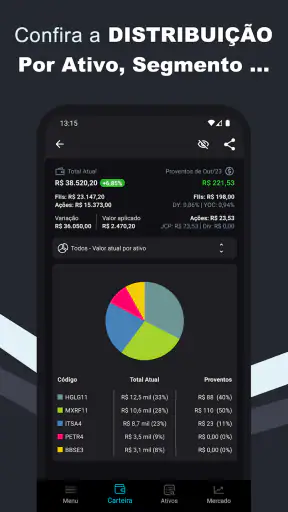 Finy FII - Ações e FIIs screenshot
