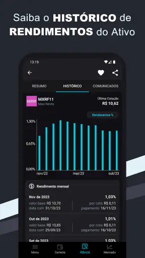 Finy FII - Ações e FIIs screenshot