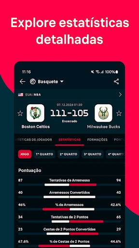 Flashscore: Resultados ao Vivo screenshot