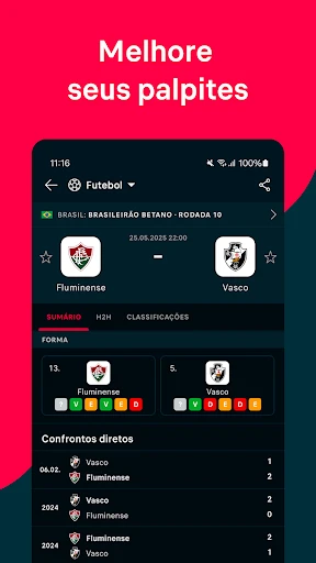 Flashscore: Resultados ao Vivo screenshot