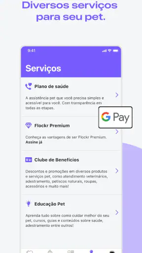 Flockr - Pets com mais saúde screenshot