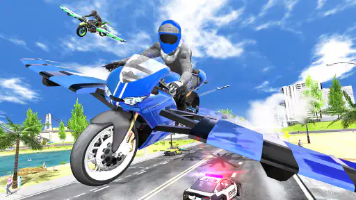 Flying Motorbike Simulator screenshot