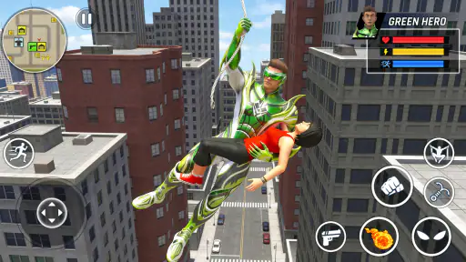Flying Rope Hero: City Fighter screenshot