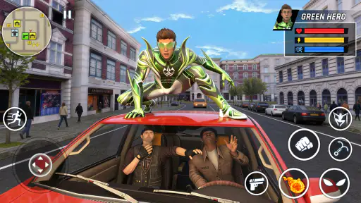 Flying Rope Hero: City Fighter screenshot