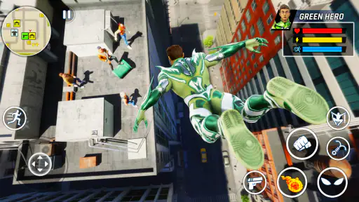 Flying Rope Hero: City Fighter screenshot